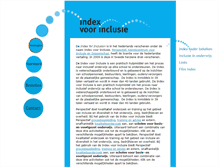Tablet Screenshot of indexvoorinclusie.nl